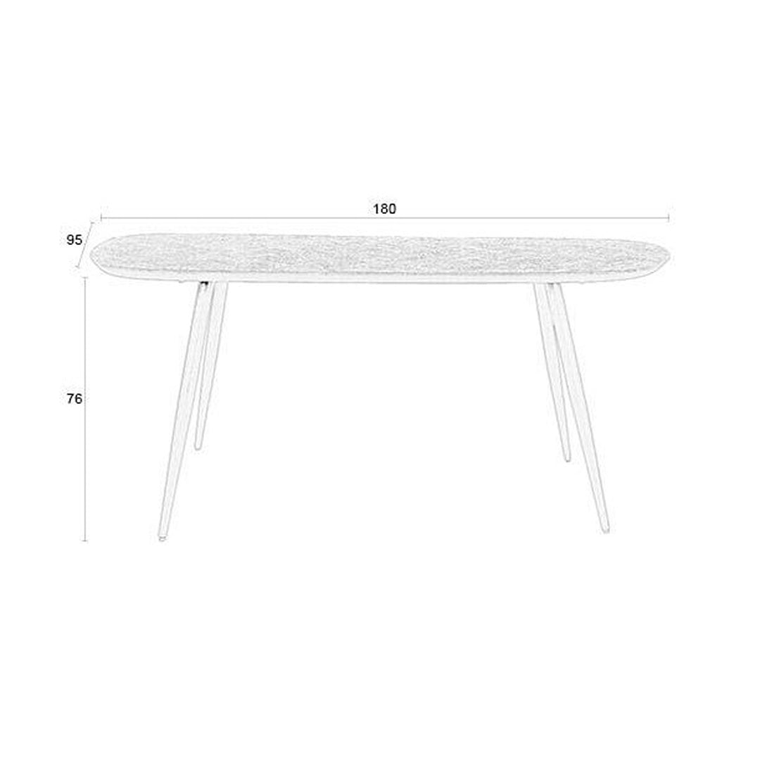 Webster Rectangular Dining Table - Chocolate Zuiver 9