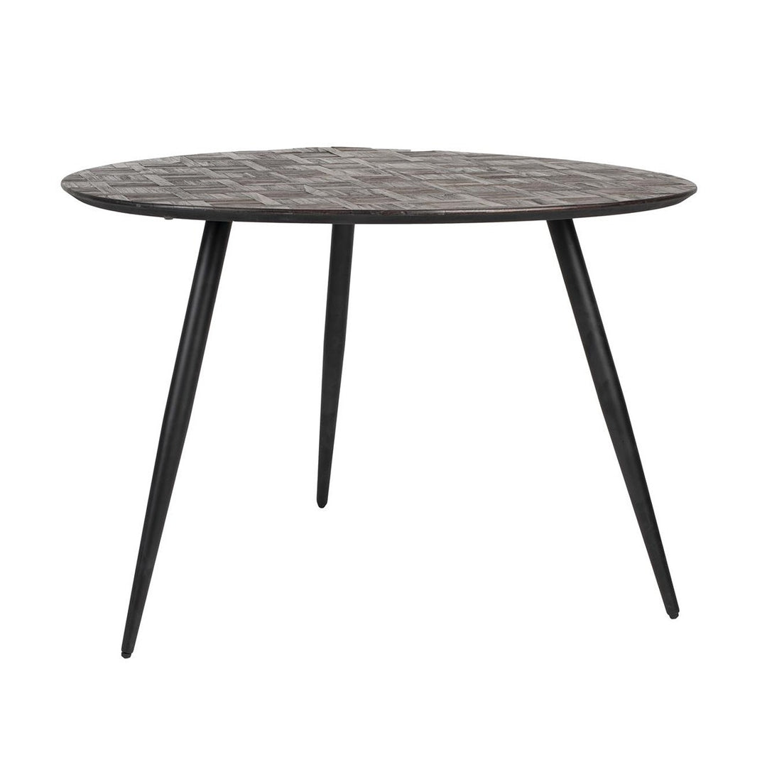 Webster Round Dining Table - Chocolate Zuiver 1