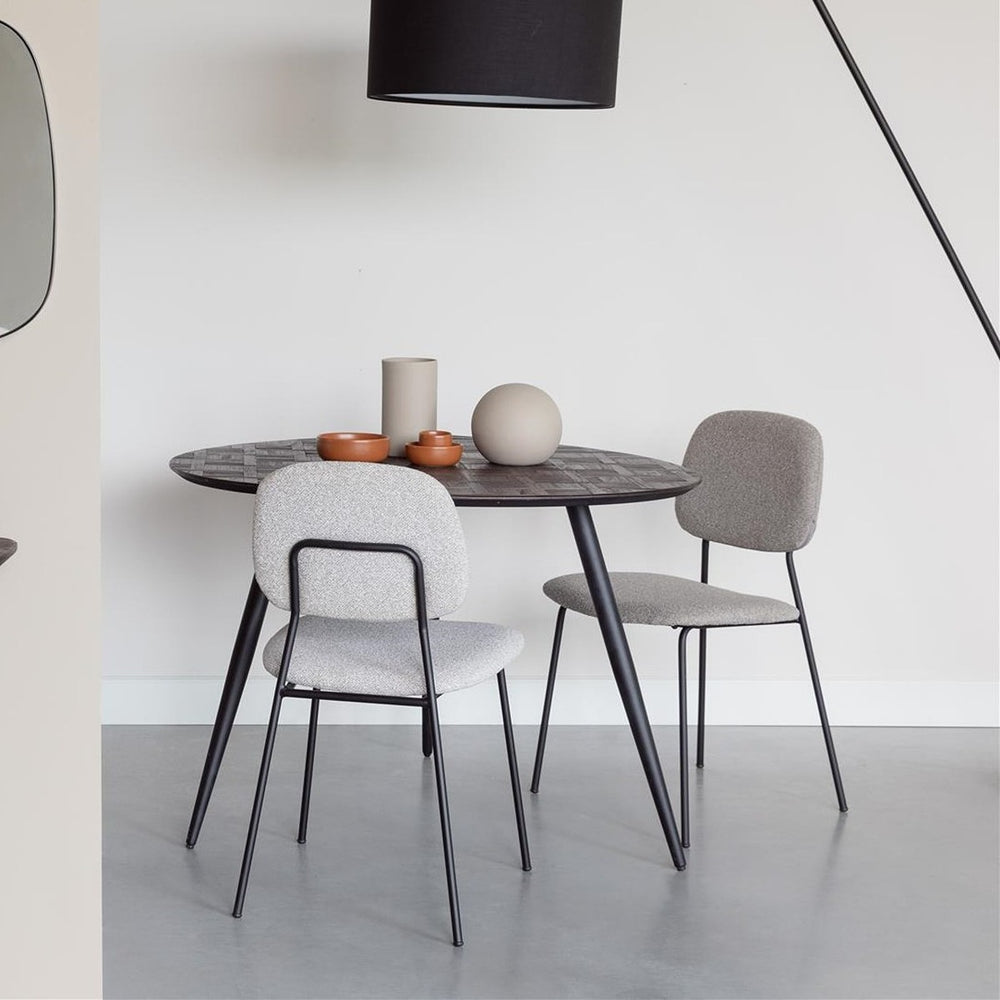 Webster Round Dining Table - Chocolate Zuiver 2