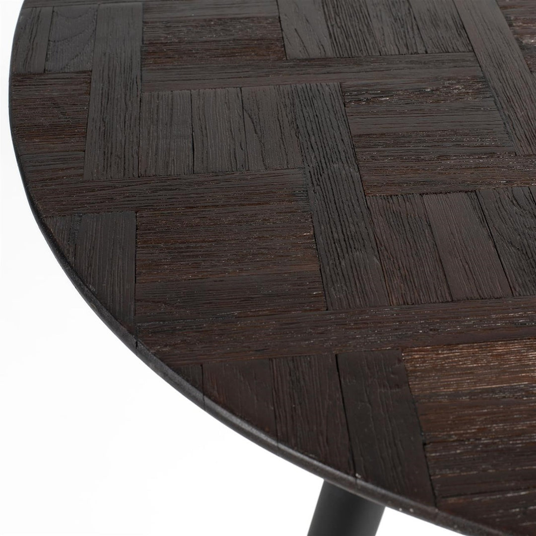 Webster Round Dining Table - Chocolate Zuiver 5