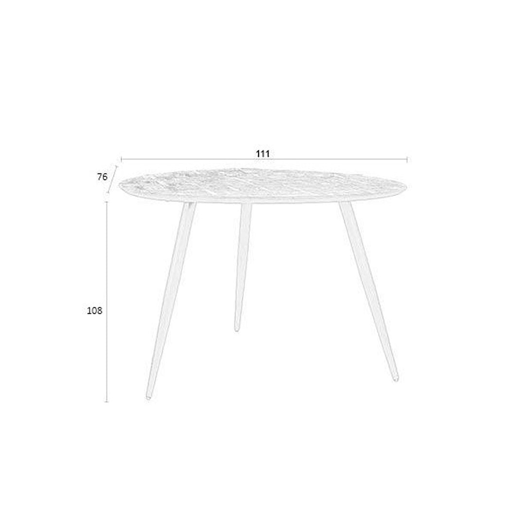 Webster Round Dining Table - Chocolate Zuiver 7