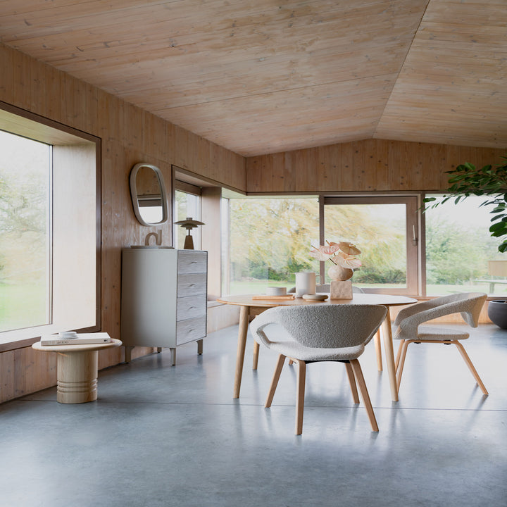 Twist Extendable Round Dining Table 120-160cm - Oak Zuiver 3