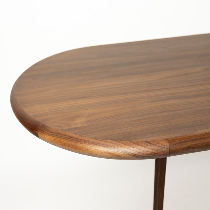 Twist Extendable Oval Dining Table 180-240cm - Walnut Zuiver 7