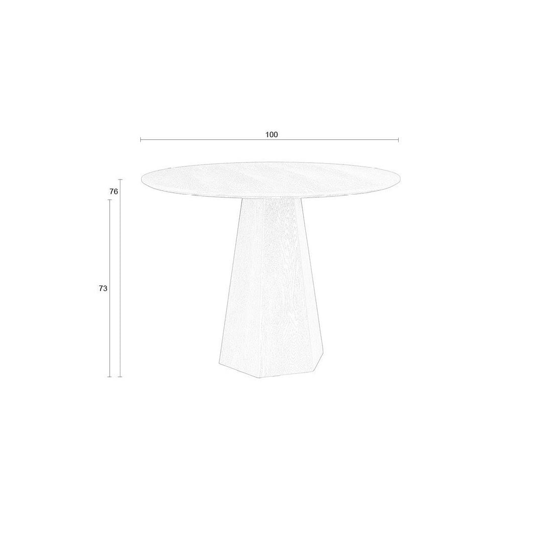 Pilar Table - Beige Zuiver 7