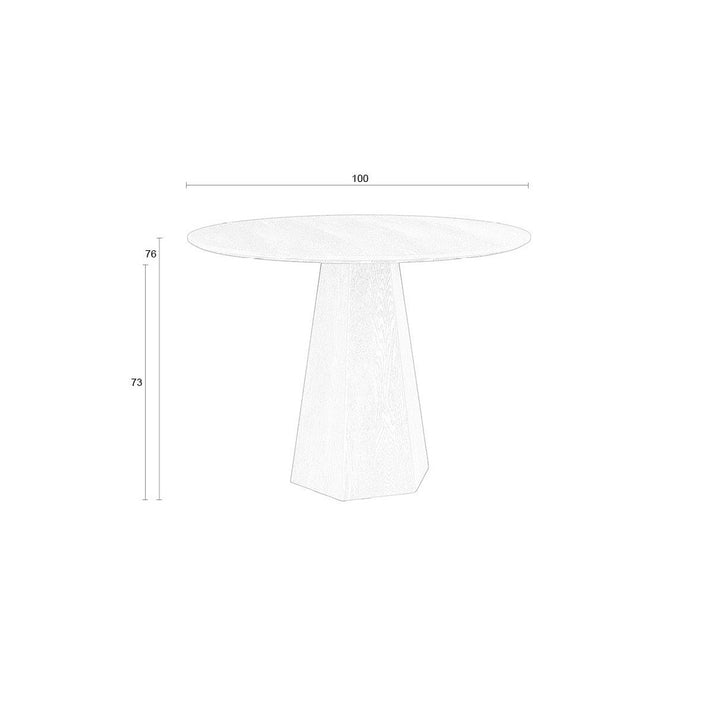 Pilar Table - Beige Zuiver 7
