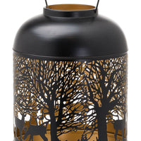 Hill Interiors Glowray Christmas Dome Forest Lantern