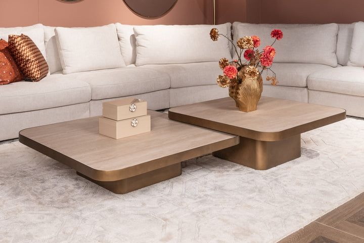 Claridge Square Coffee Table - Beige