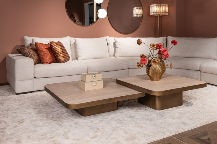 Claridge Square Coffee Table - Beige