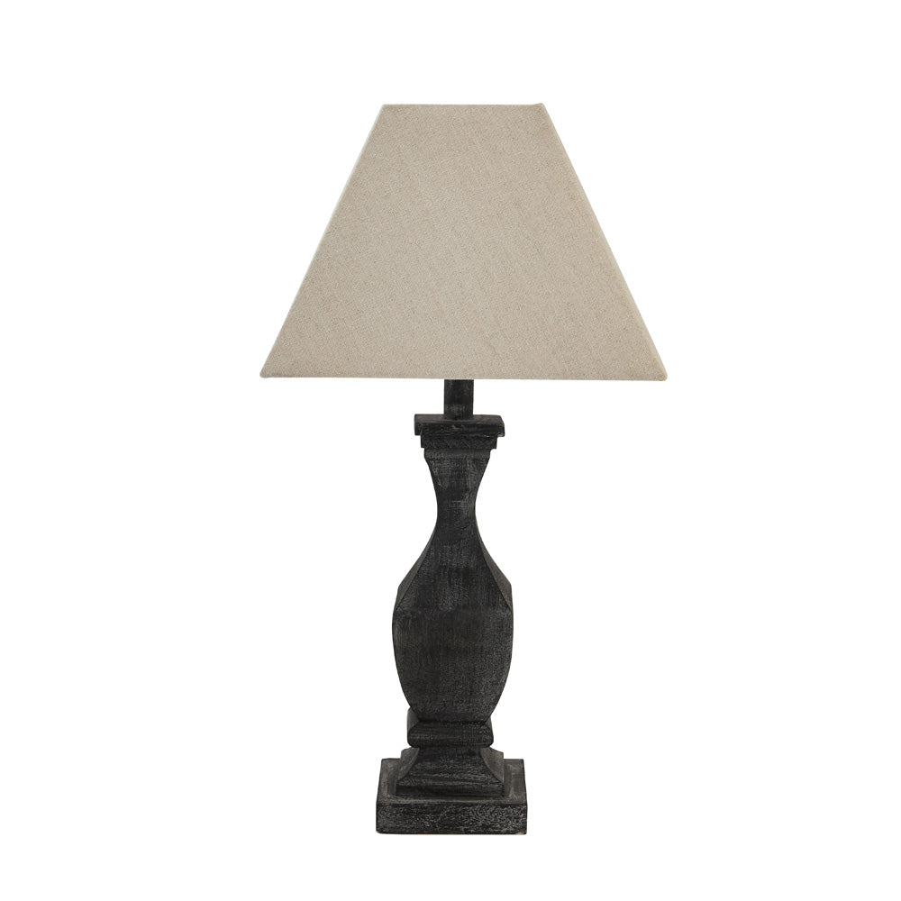 Hill Interiors Incia Fluted Wooden Table Lamp