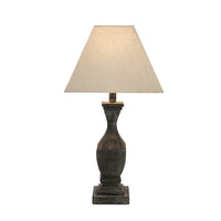 Hill Interiors Incia Fluted Wooden Table Lamp