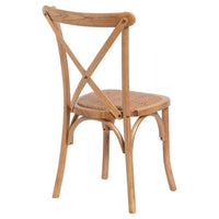 Hill Interiors Light Oak Cross Back Dining Chair