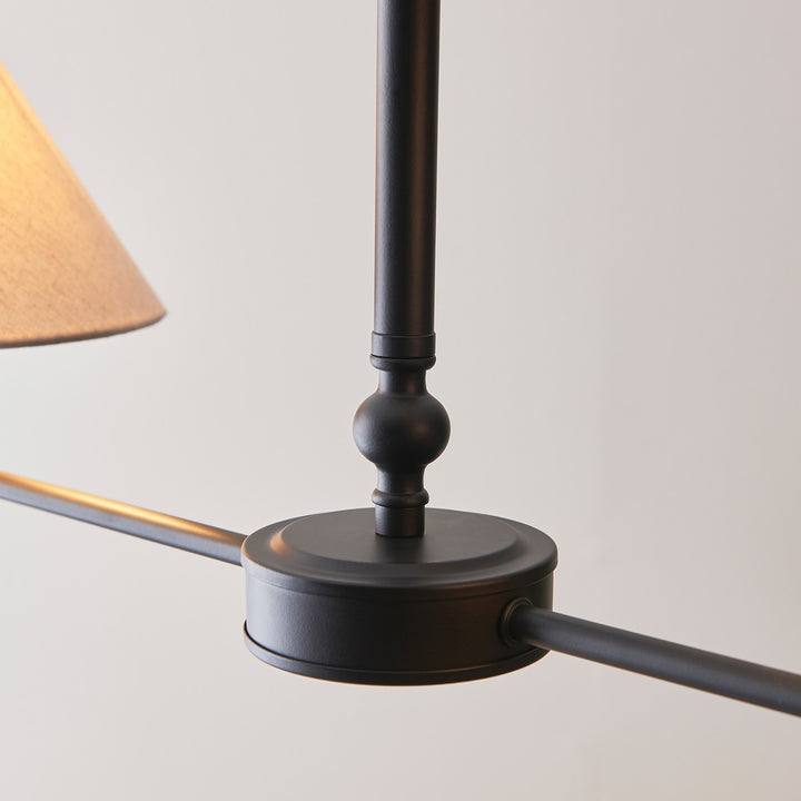 Lille 2 Pendant Light - Matte Black