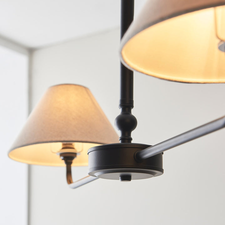 Lille 2 Pendant Light - Matte Black