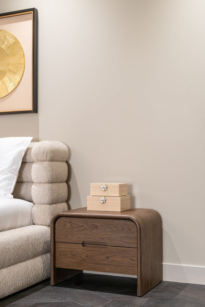 Bedford 2 Drawer Nightstand