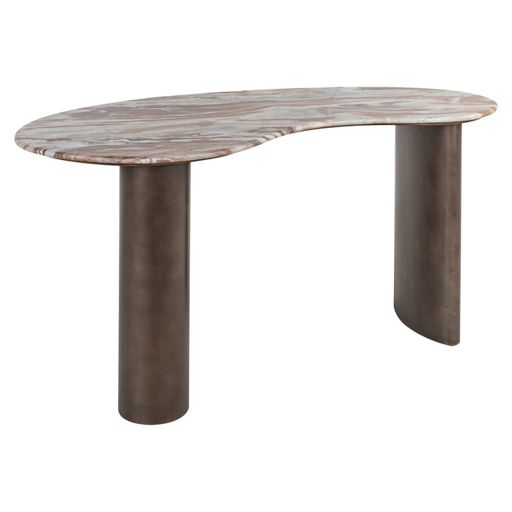 Brando Marble Desk - Blush Beige