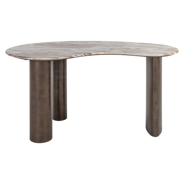 Brando Marble Desk - Blush Beige