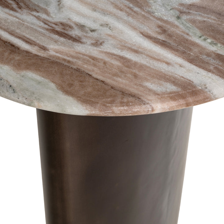 Brando Marble Desk - Blush Beige