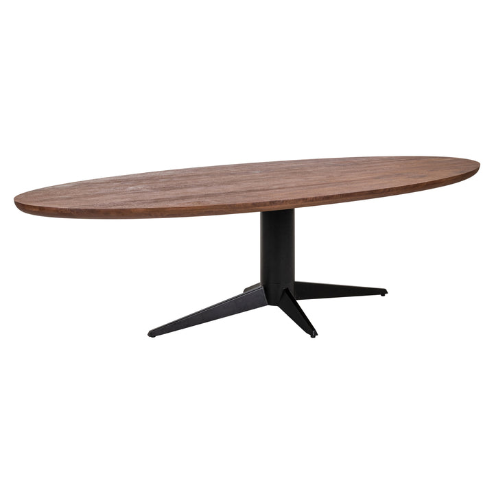 Stafford Oval Dining Table - Spicebrown