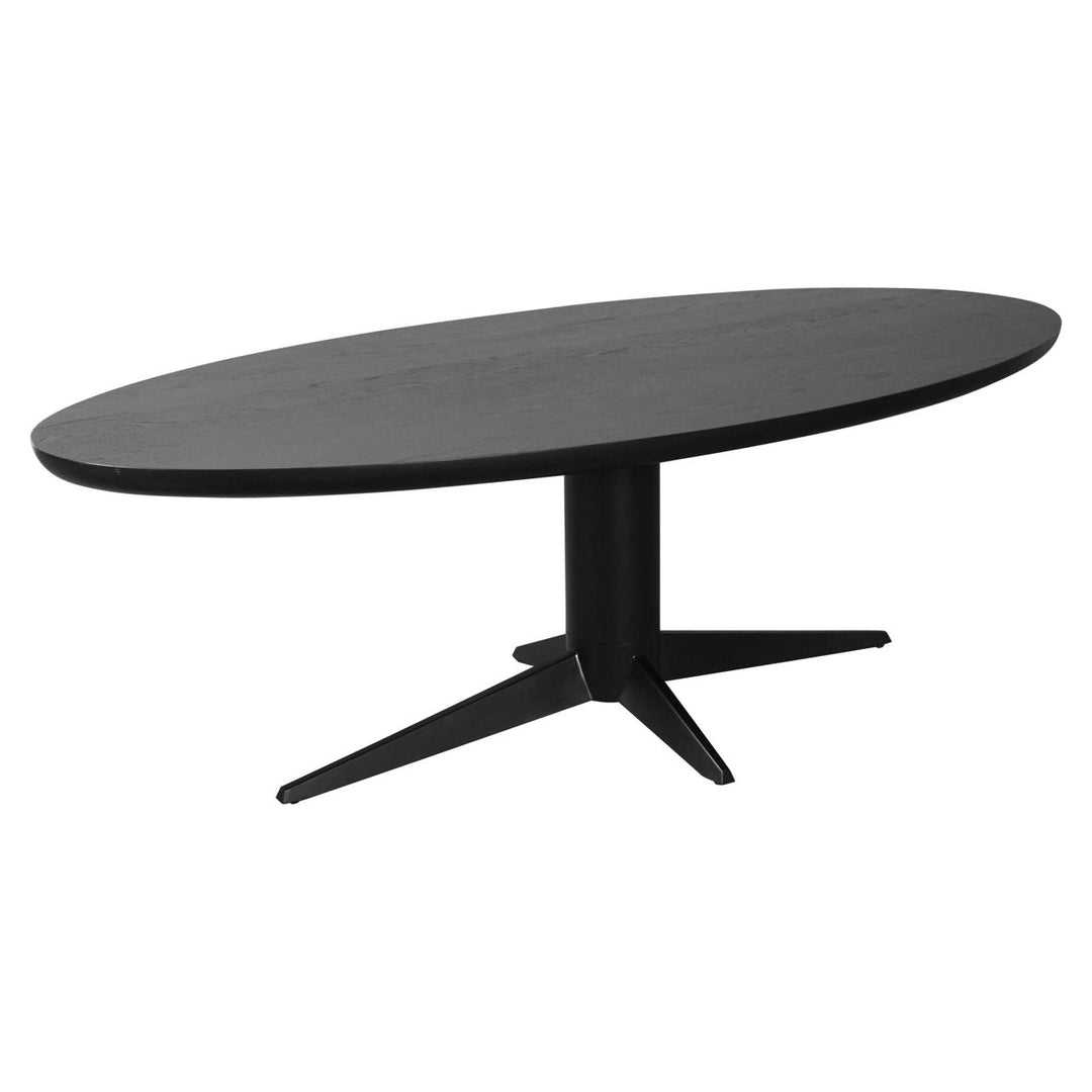 Rayford Oval Dining Table - Black