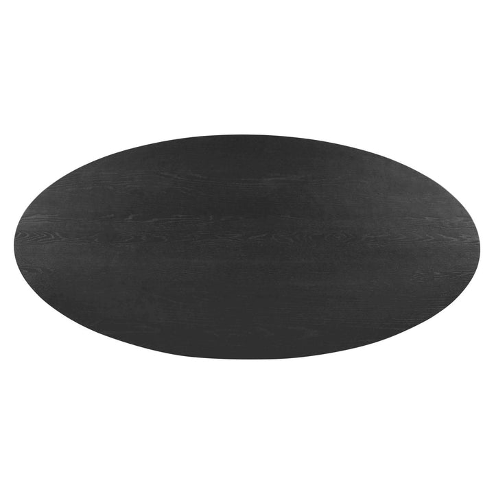 Rayford Oval Dining Table - Black