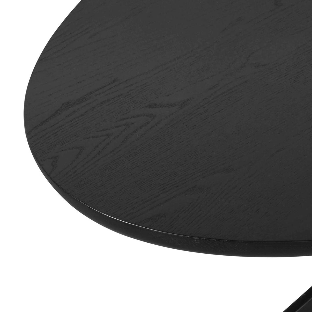 Rayford Oval Dining Table - Black