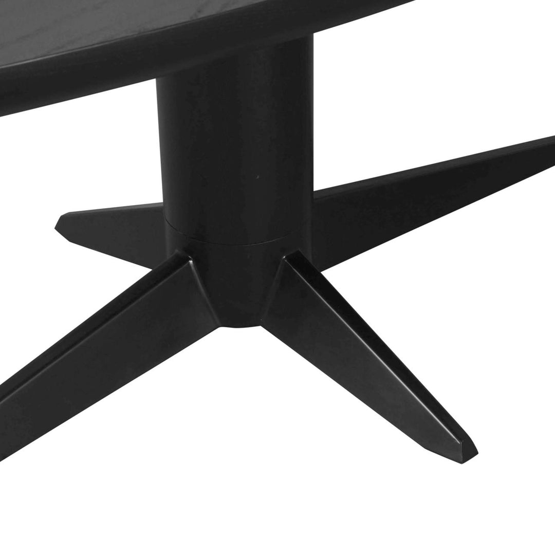 Rayford Oval Dining Table - Black