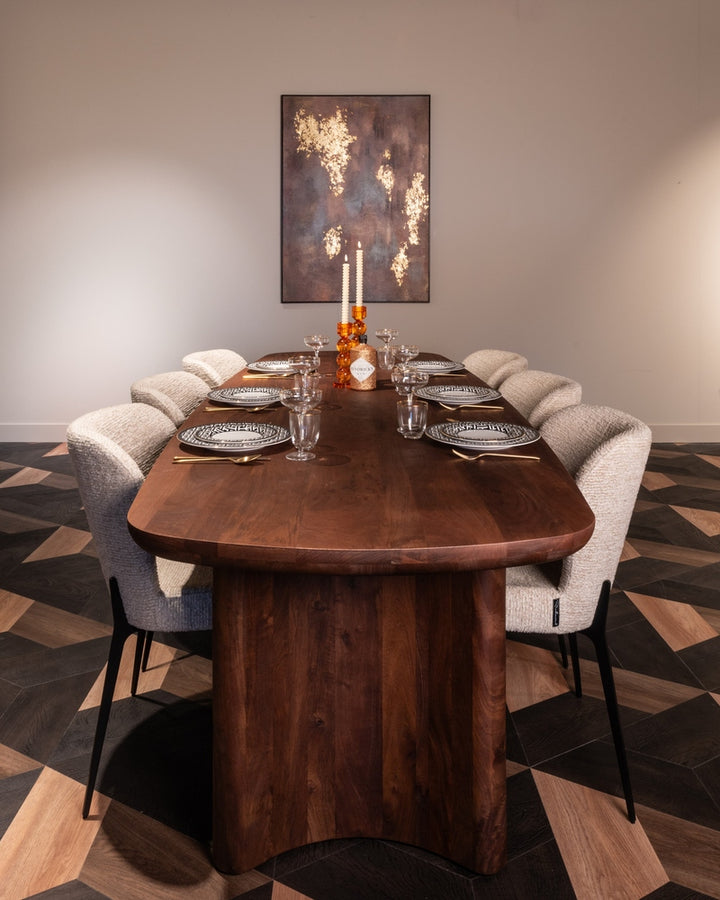 Baldwin Rectangular Dining Table - Spicebrown