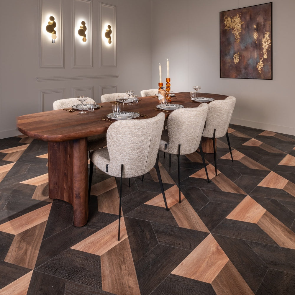 Baldwin Rectangular Dining Table - Spicebrown