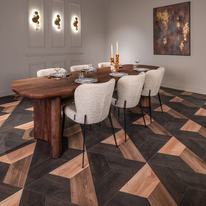 Baldwin Rectangular Dining Table - Spicebrown