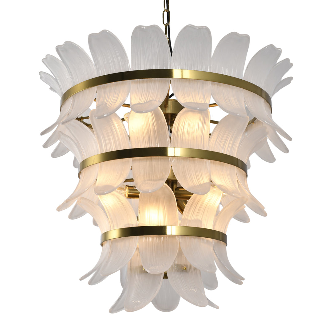 Ameline Chandelier - Antique Brass