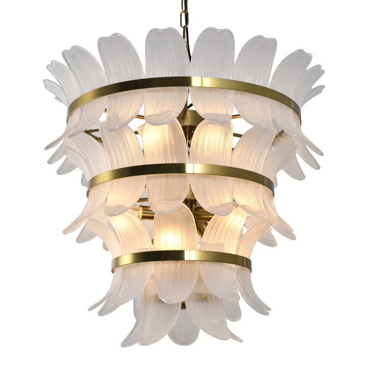 Ameline Chandelier - Antique Brass