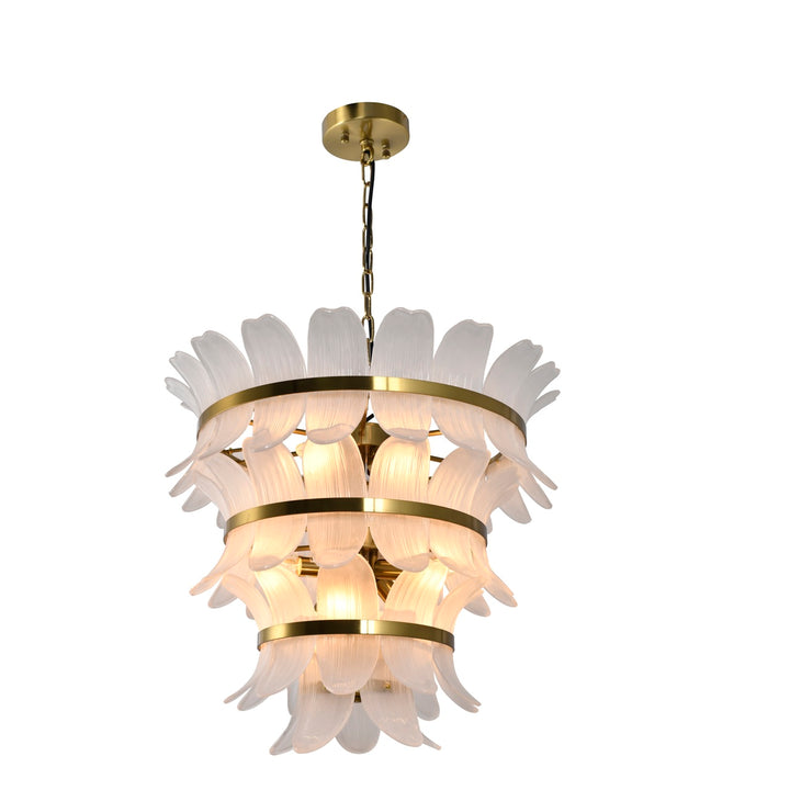 Ameline Chandelier - Antique Brass