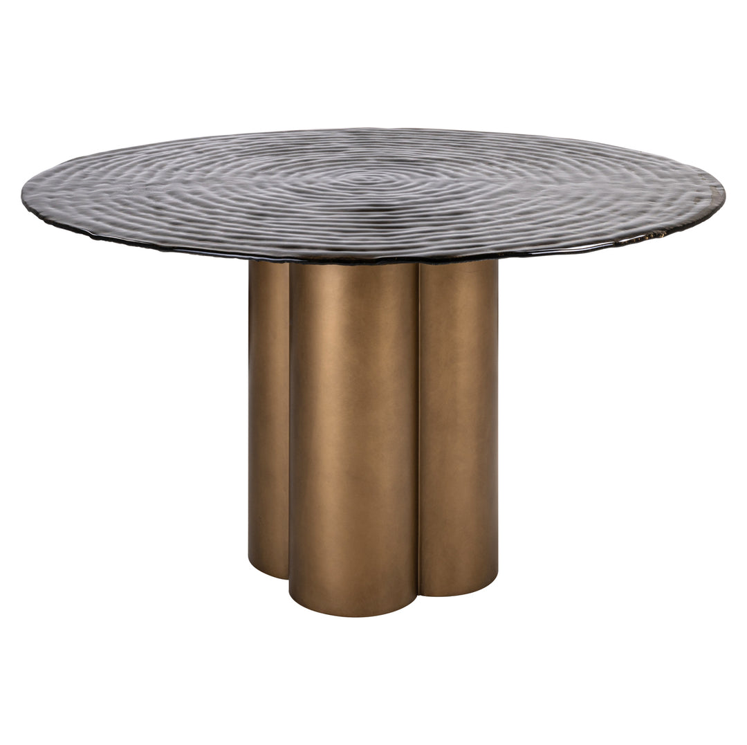 Glastonburry Dining Table 135cm - Antique Gold