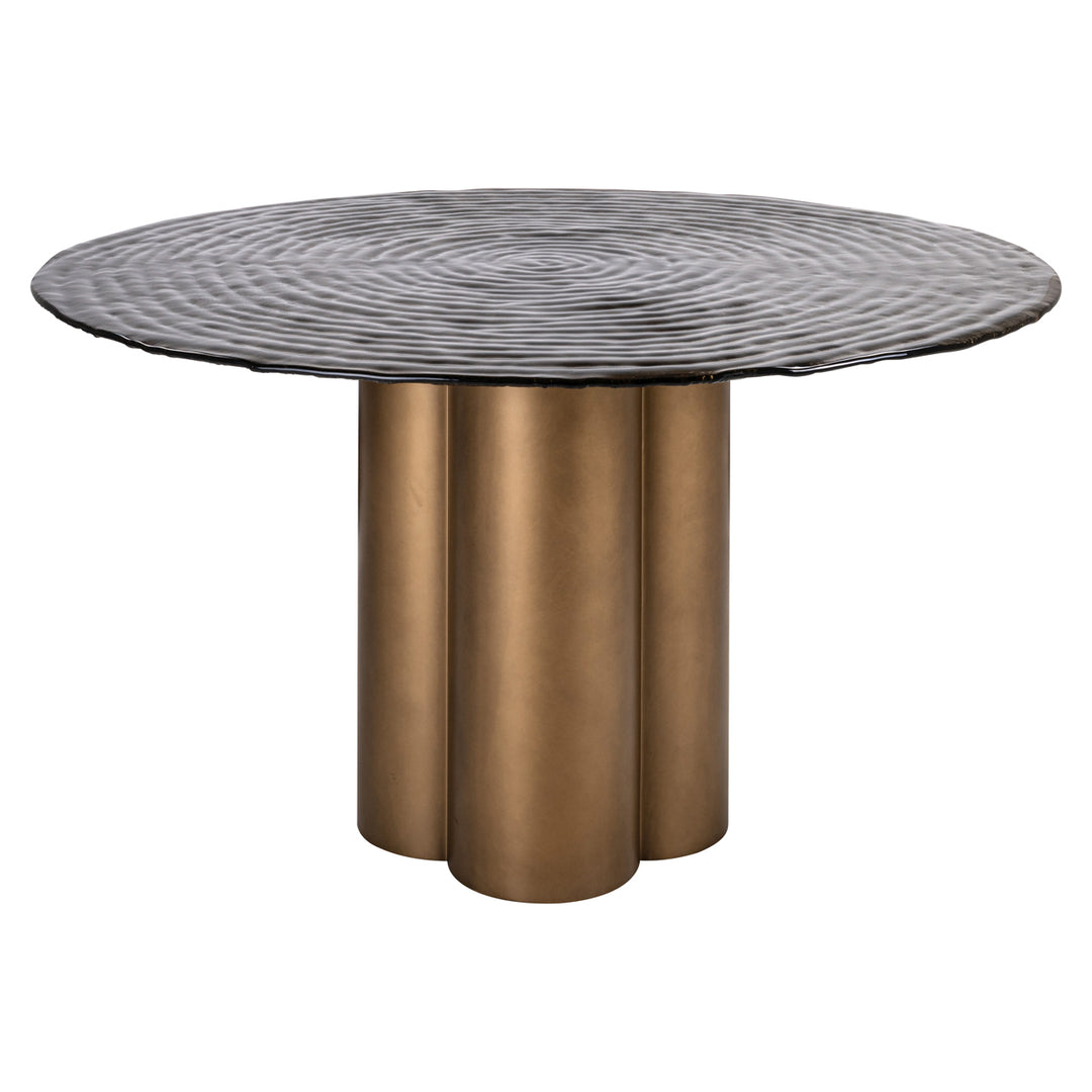 Glastonburry Dining Table 135cm - Antique Gold