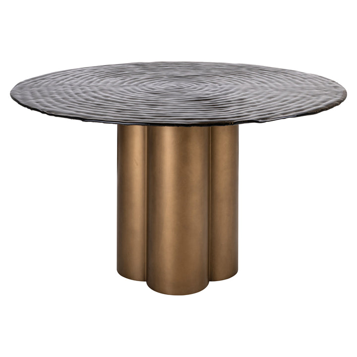Glastonburry Dining Table 135cm - Antique Gold