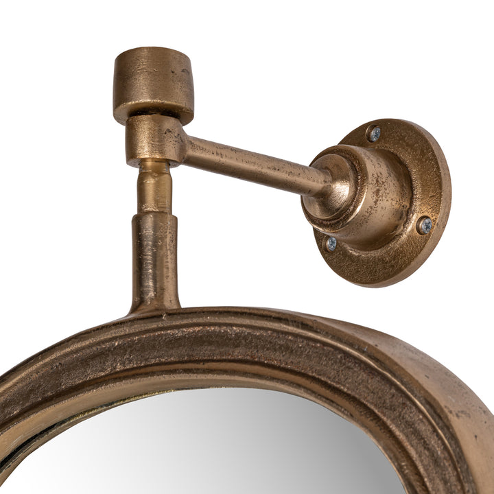 Hasting Mirror - Antique Brass