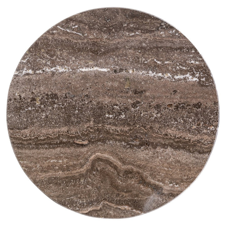 Eldora Round End Table - Bronze