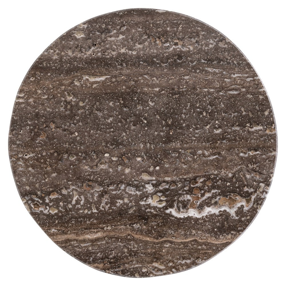Eldora Round End Table - Bronze