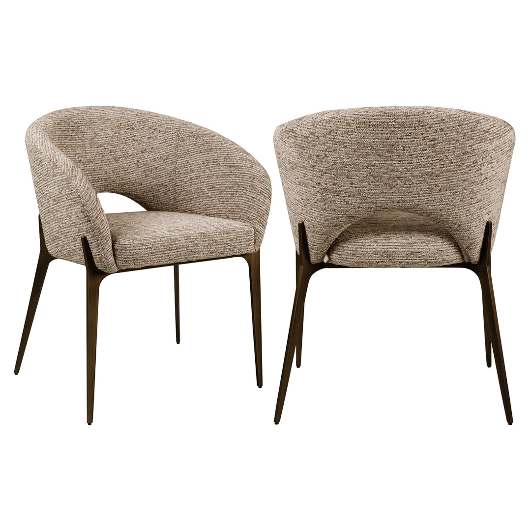 Kenzi Dining Chair - Mocca