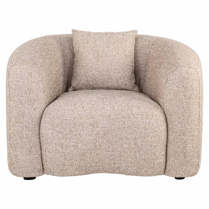 Luxandra Lounge Chair - Sand Tweed