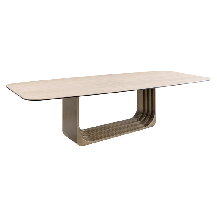 Maxfield Rectangular Dining Table - Beige