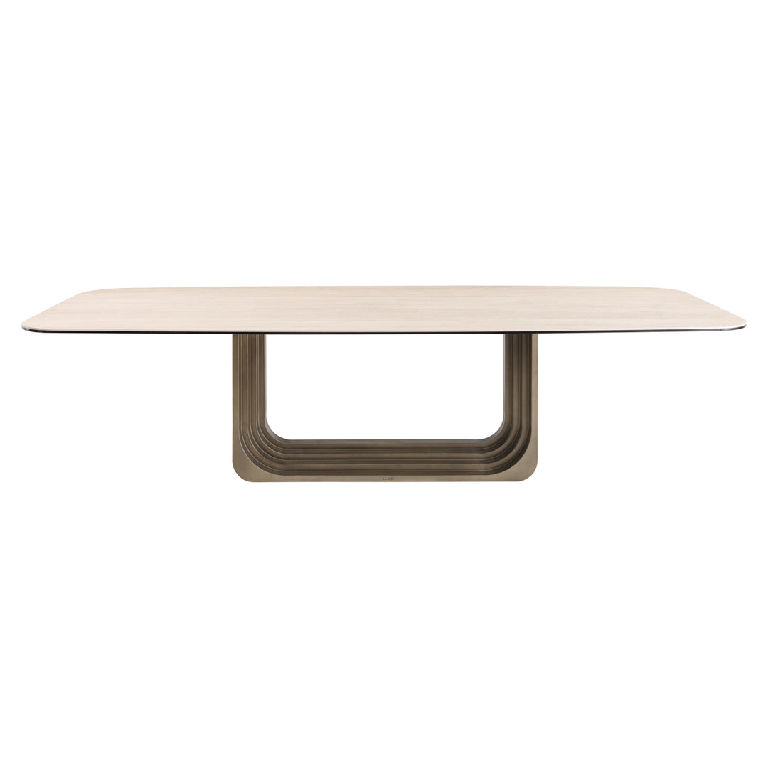 Maxfield Rectangular Dining Table - Beige