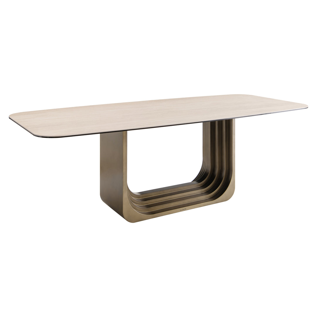 Maxfield Rectangular Dining Table - Beige