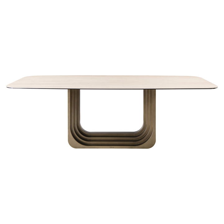 Maxfield Rectangular Dining Table - Beige