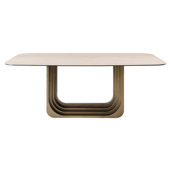 Maxfield Rectangular Dining Table - Beige