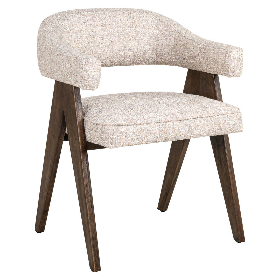 Mori Dining Chair - Cream Tweed