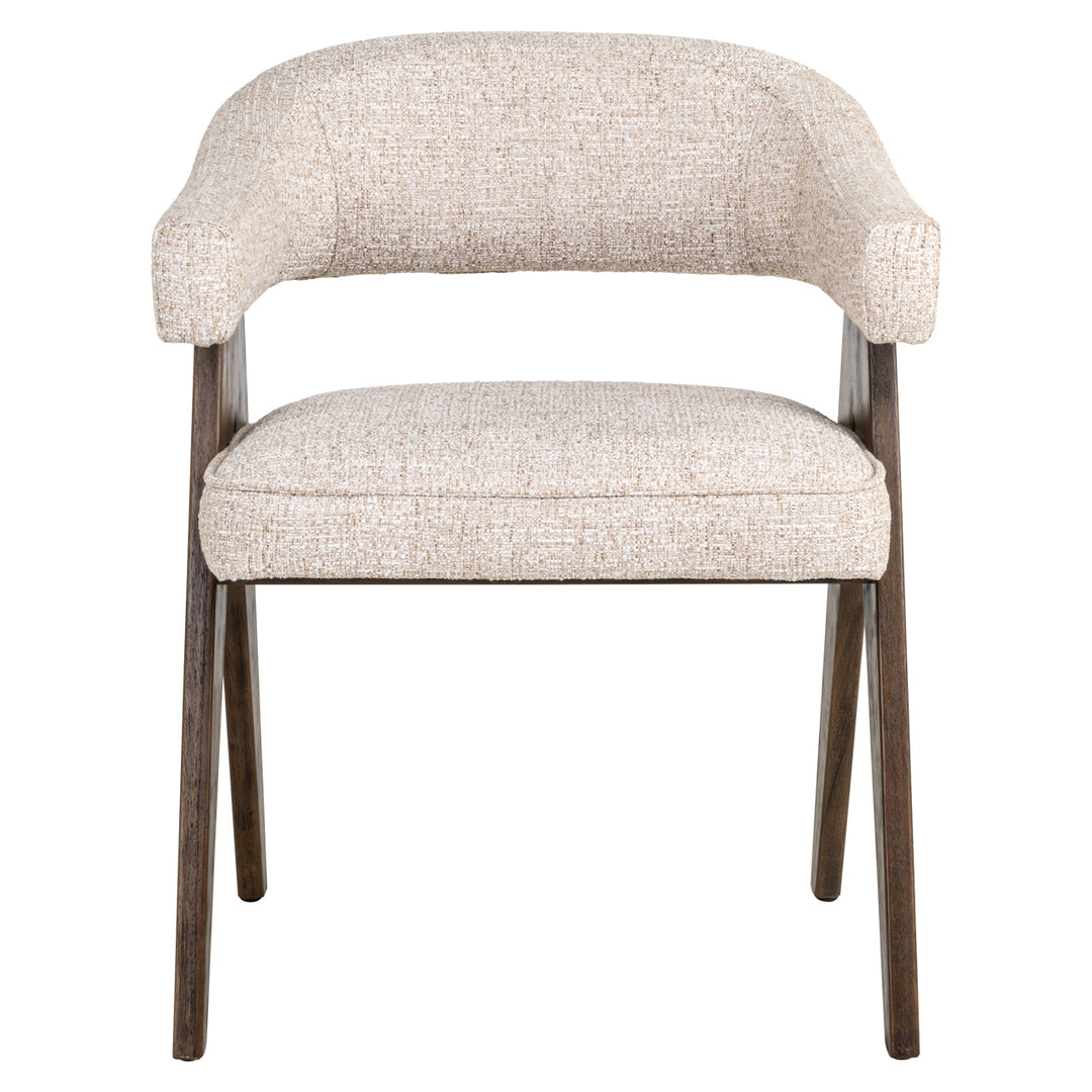 Mori Dining Chair - Cream Tweed