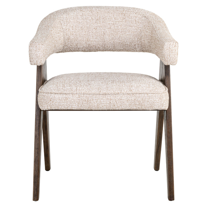 Mori Dining Chair - Cream Tweed