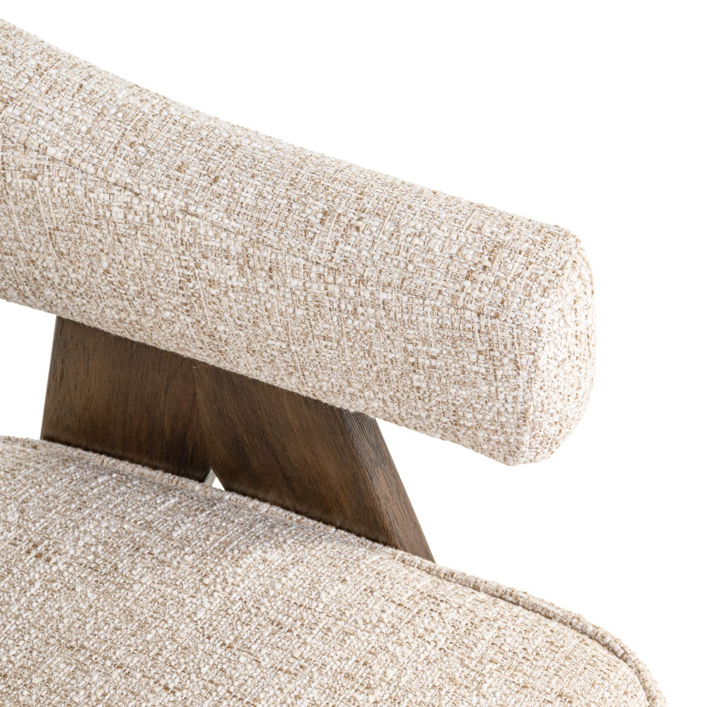 Mori Dining Chair - Cream Tweed