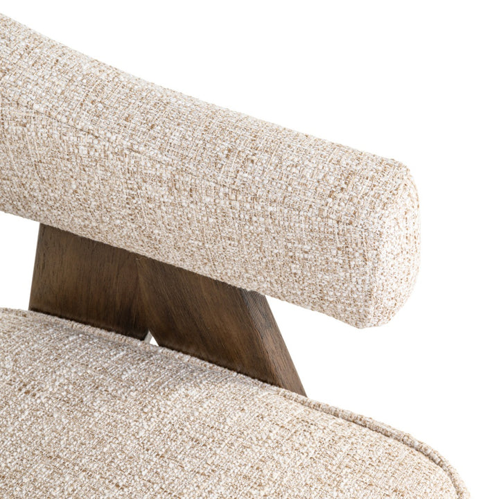 Mori Dining Chair - Cream Tweed